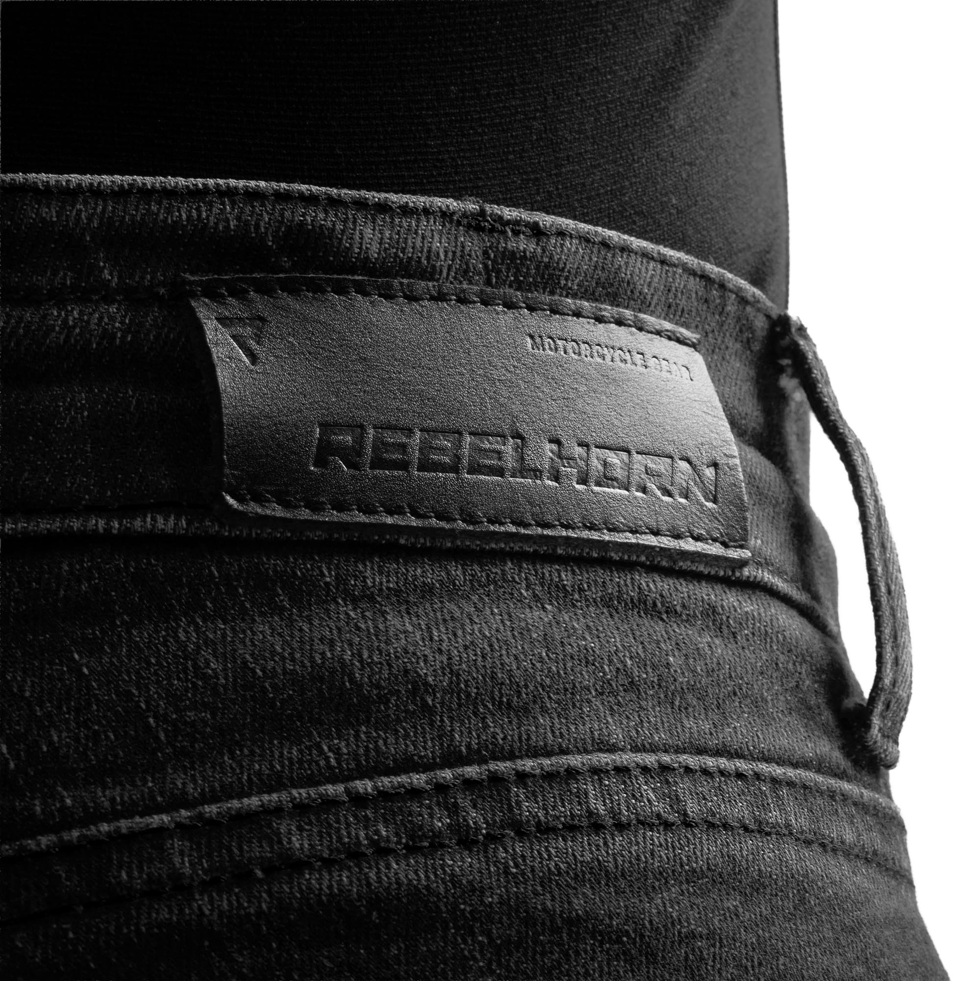 Rebelhorn Classic Moottoripyöräfarkut musta haalistui 36/30 Kuva 6