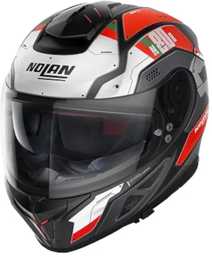 Nolan N80-8 Starscream N-Com Casco nero/bianco/rosso S (56) Figura 1