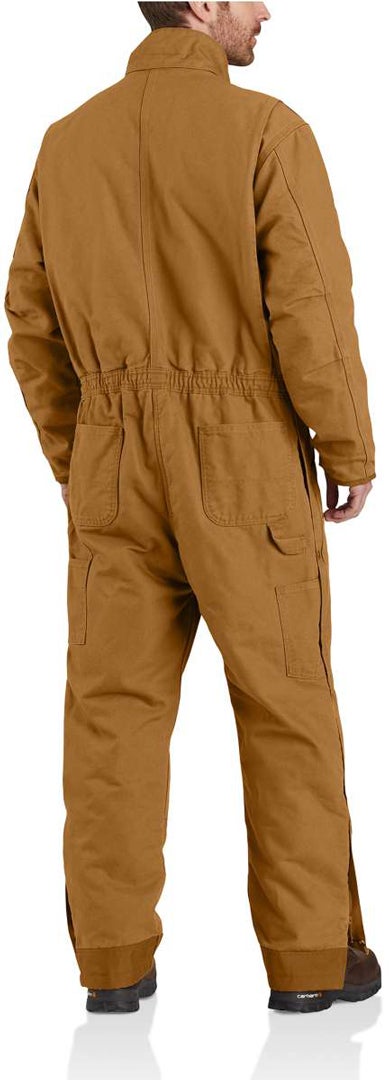 Carhartt Washed Duck Insulated Overall brown XL Figure 5