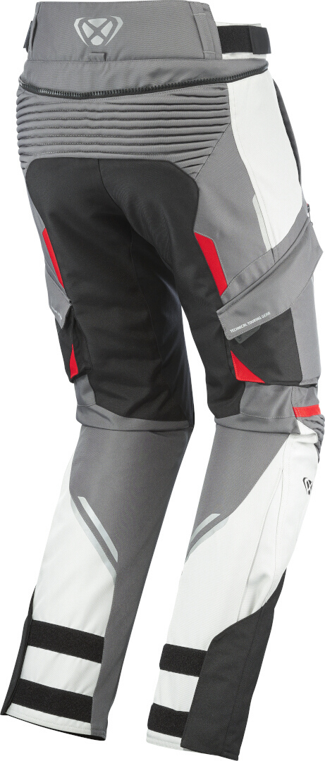 Ixon Midgard Pantaloni impermeabili pentru textile de motocicletă Negru/Gri/Roșu S Figura 2