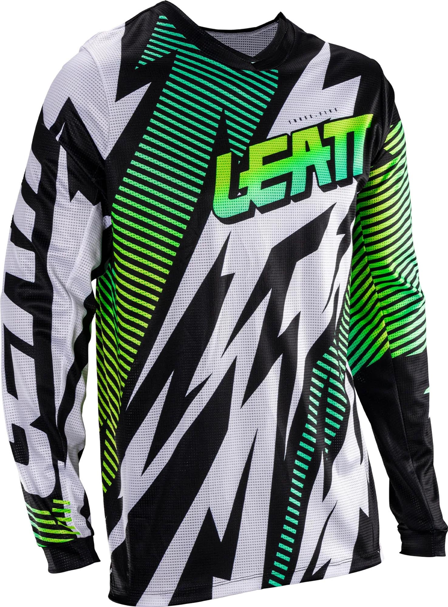 Leatt Moto 3.5 Arrow Maglia Motocross bianco/nero/verde M Figura 1