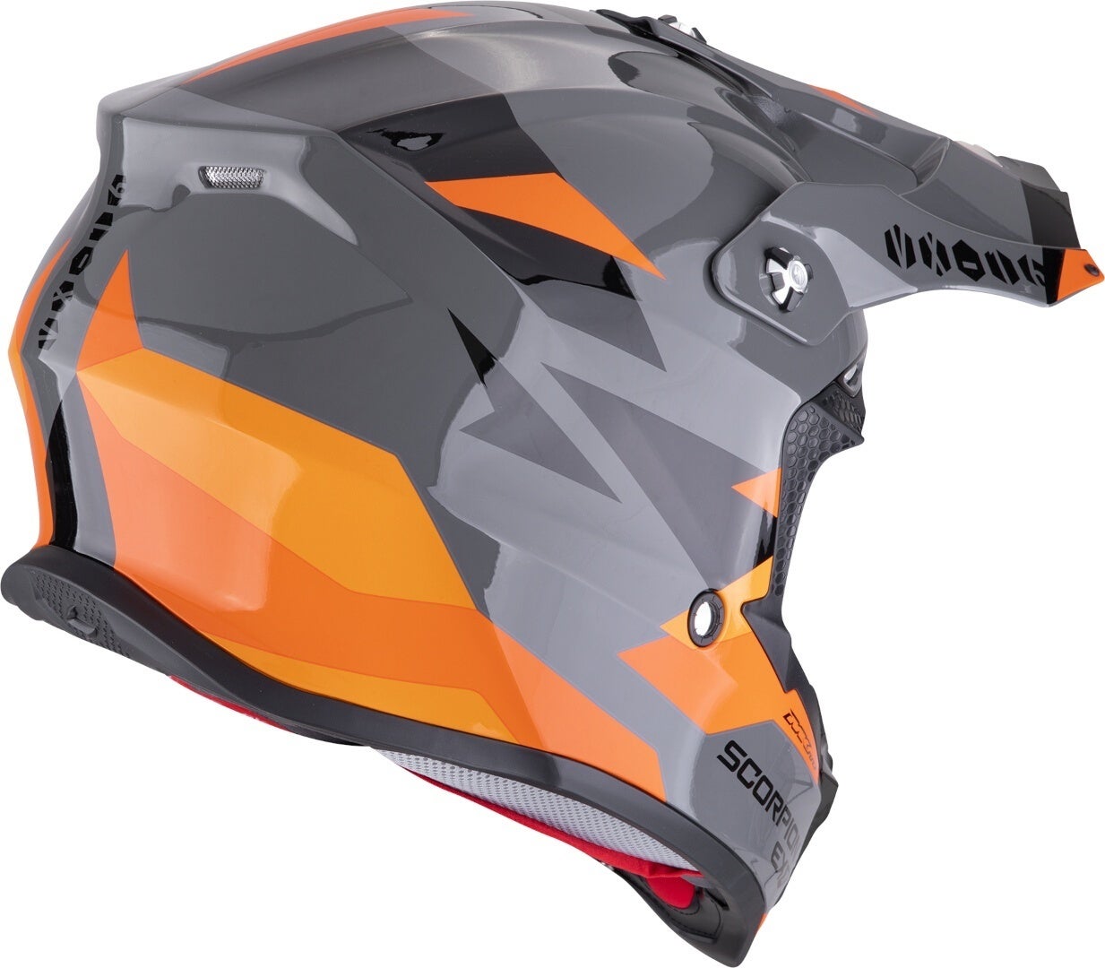 Scorpion VX-16 Evo Air Rod Motocross Helm grau/orange XXL (63/64) Abbildung 2