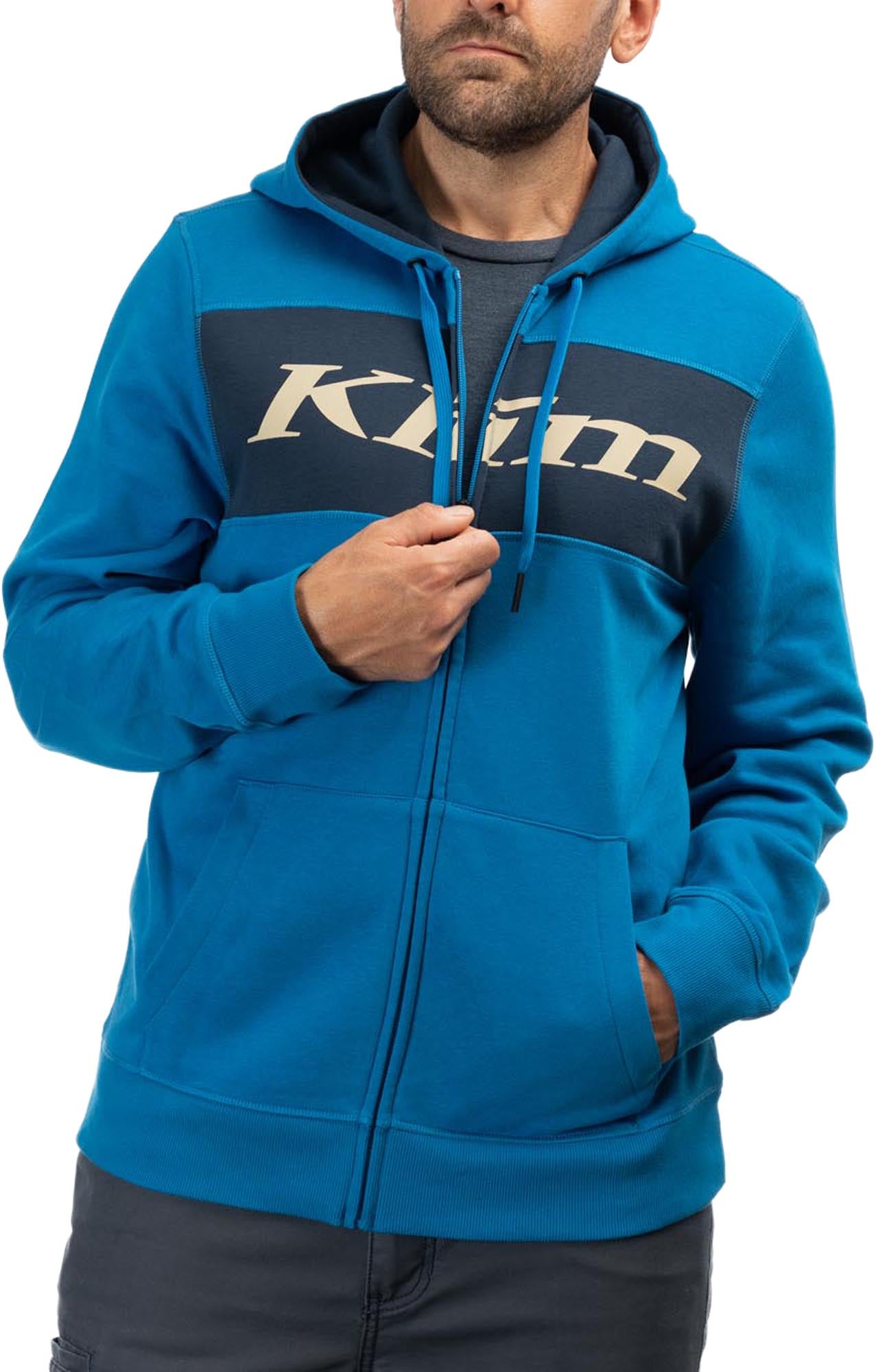 Klim Trailside Cappuccio con zip blu 2XL Figura 2