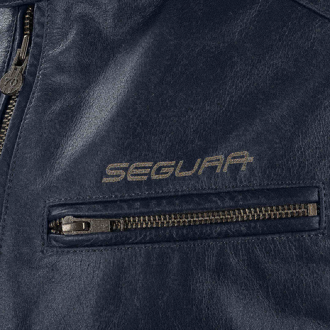 Segura Funky Jachetă de piele de motocicletă Albastru bleumarin 4XL Figura 4
