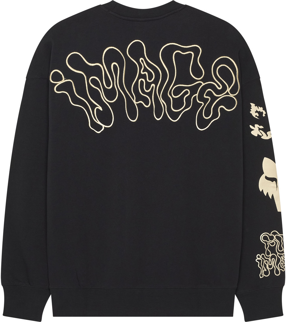 FOX Hello Future Oversized Crew Pullover negru L Figura 8