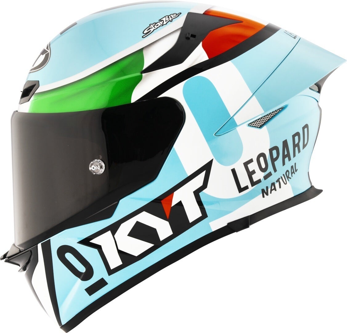 KYT TT-Revo Leopard Replica Helmet green/red S (55/56) Figure 3