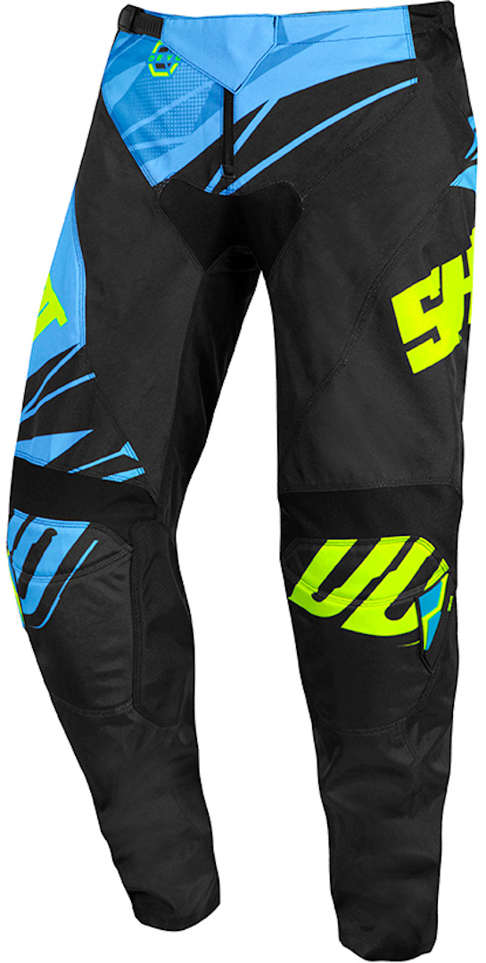 Shot Devo Ventury Børn motocross bukser sort/neon 24 Figur 1