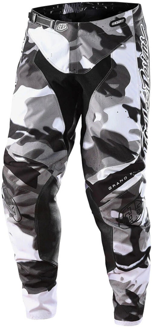 Troy Lee Designs GP Brazen Camo Motocross bukser grå/sort/hvid 38 Figur 1