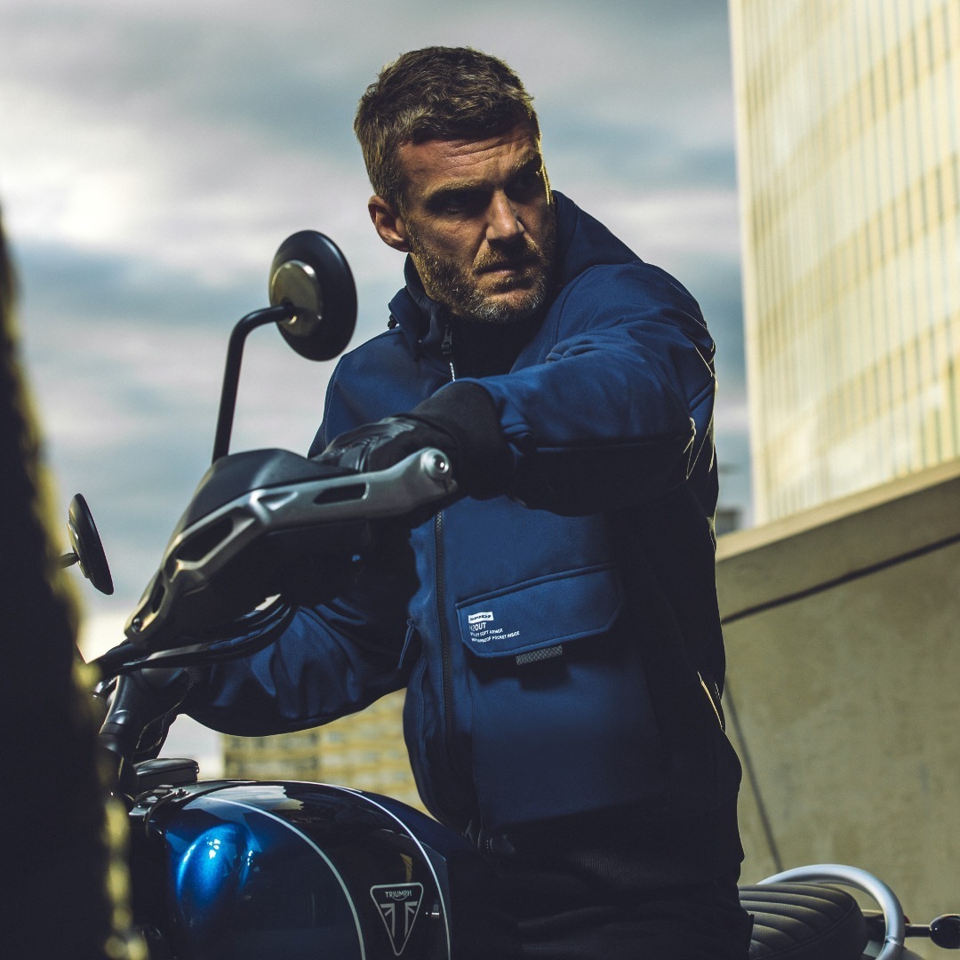 Spidi Metromover H2Out Motorcycle Textile Jacket blue/black M Figure 8