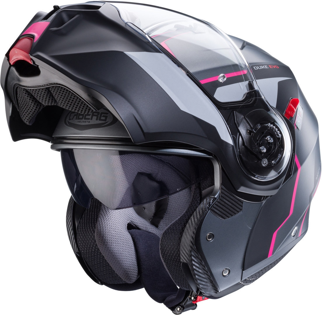 Caberg Duke Evo Move Cască Gri/Fucsia S (55/56) Figura 4