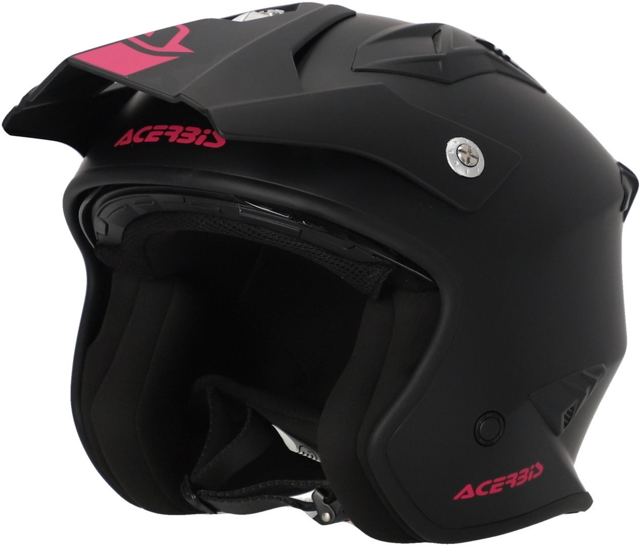 Acerbis Aria 2023 Solid Casco Jet nero/rosa XXL (61) Figura 6