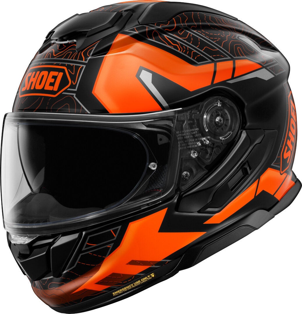 Shoei GT-Air 3 Hike Hjelm sort/orange XL (61/62) Figur 1