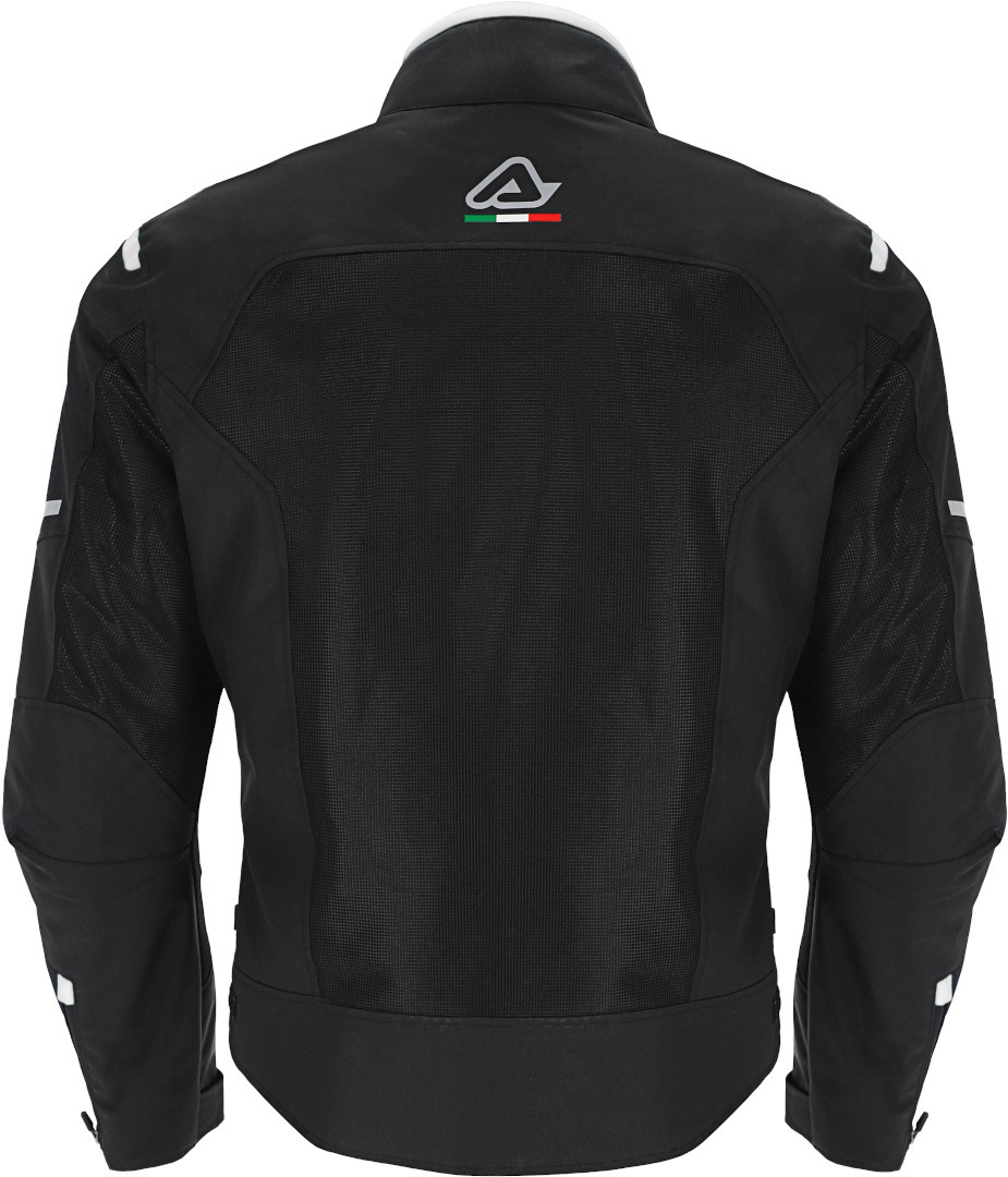 Acerbis On Road Ruby Motorrad Textiljacke schwarz/weiß L Abbildung 4