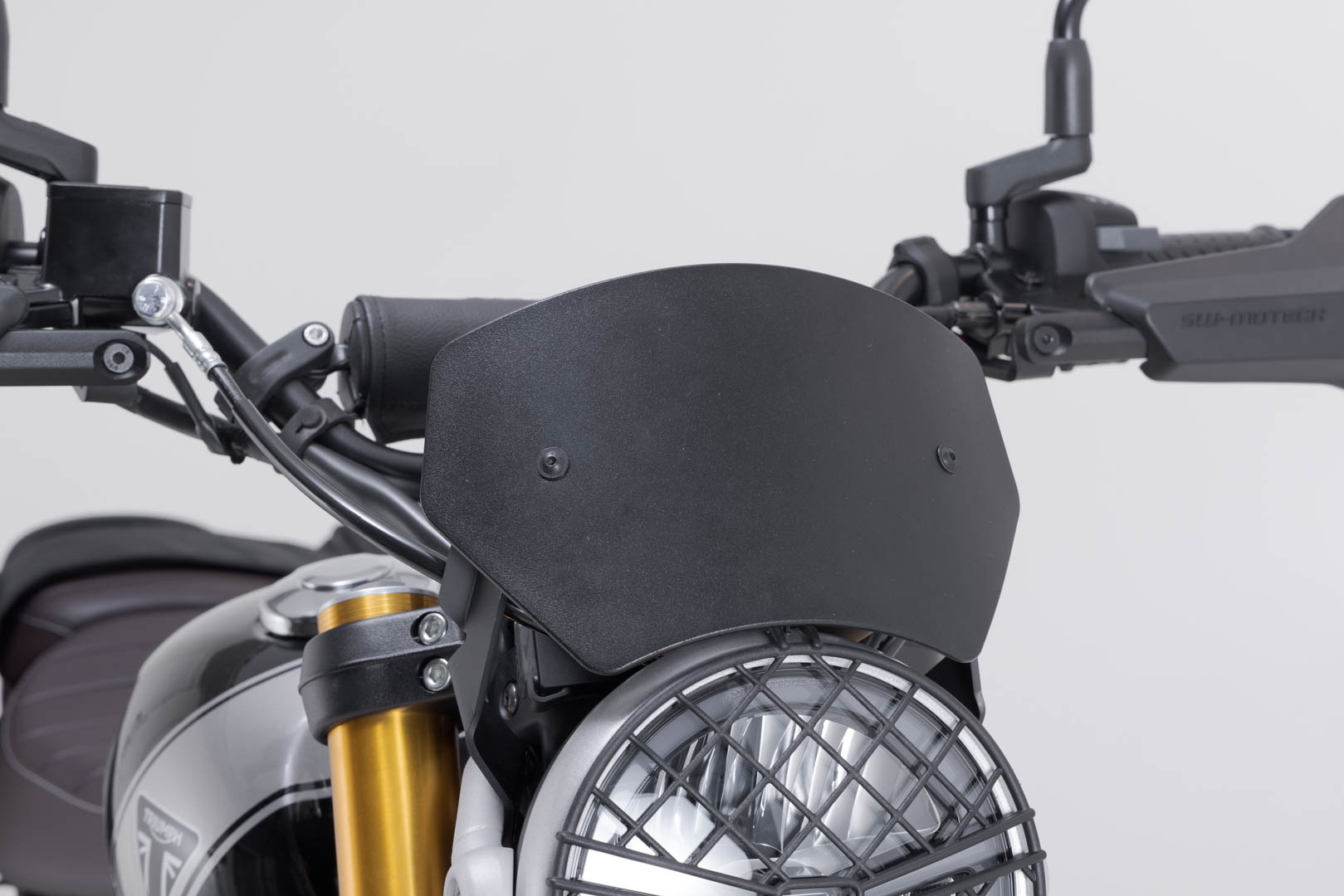 Parbrizul SW-Motech - Negru. Triumph Scrambler 400 X (23-). Figura 2