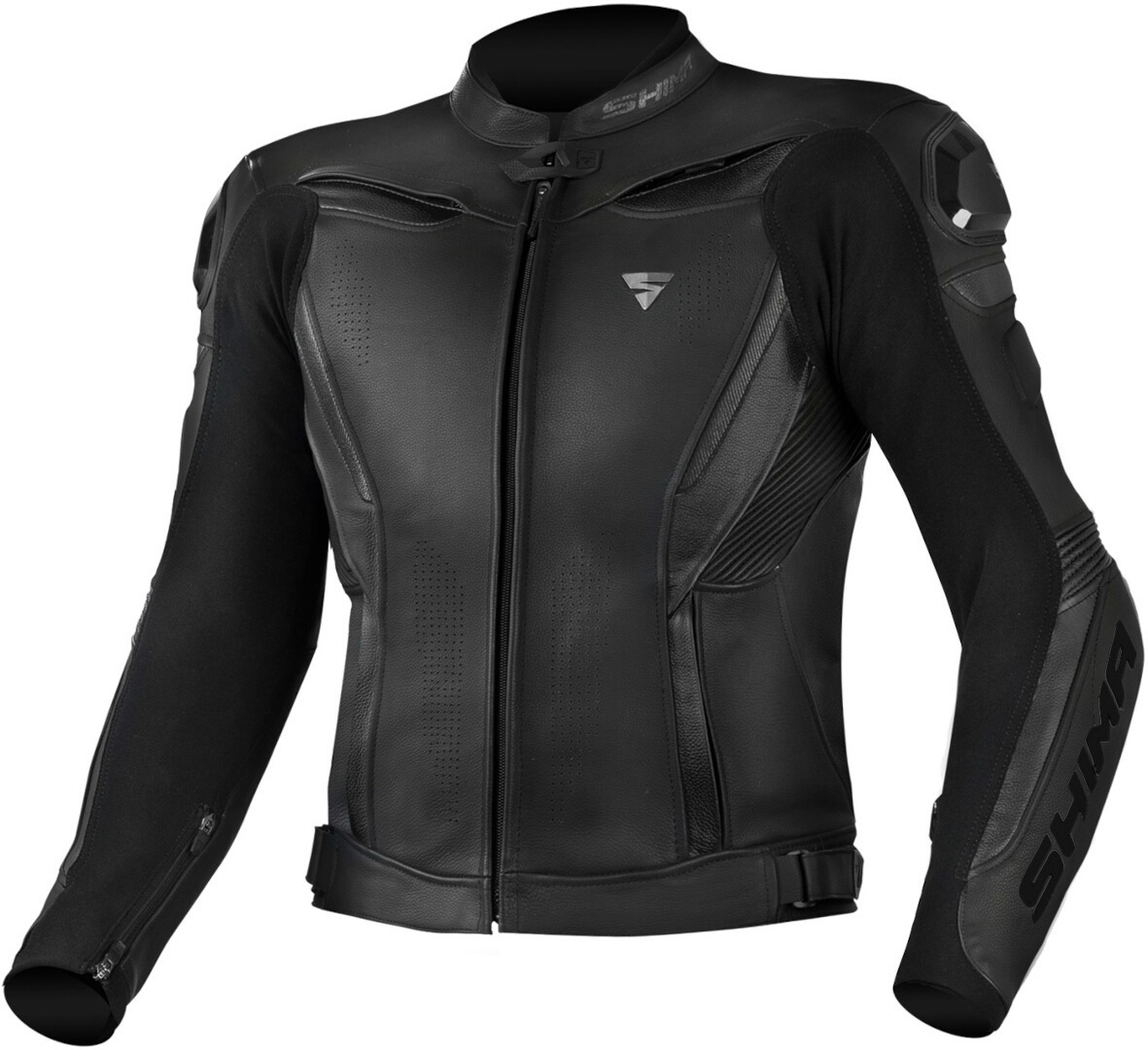 SHIMA Chase Motorcycle Leather Jacket black 60 Figure 1