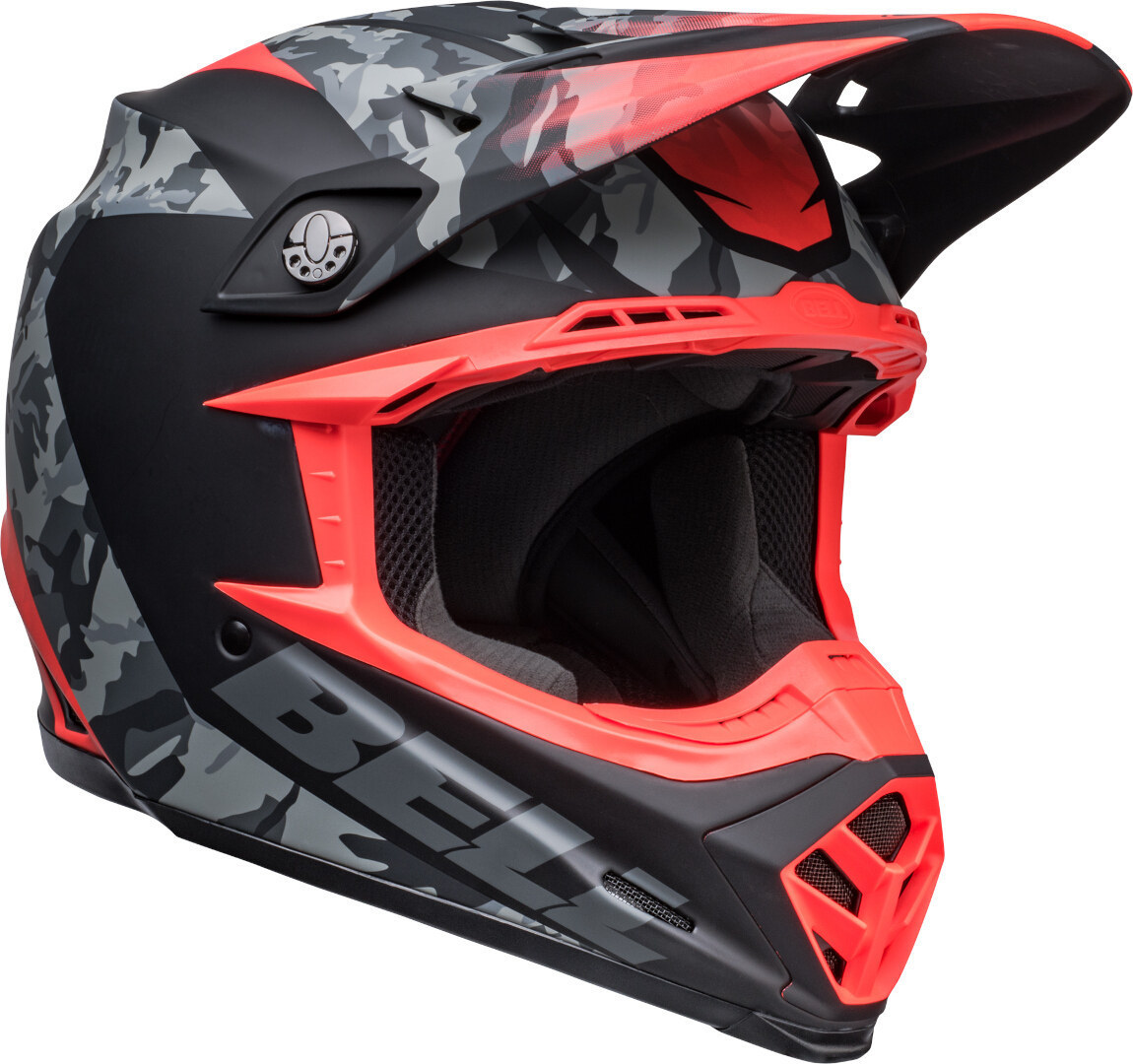 bell - moto-9 mips helmet MX-9 Adventure Alpine Medium Black/Orange Bells flagship motorcycle helmet Bell MX-9 Mips Solid Motorcycle