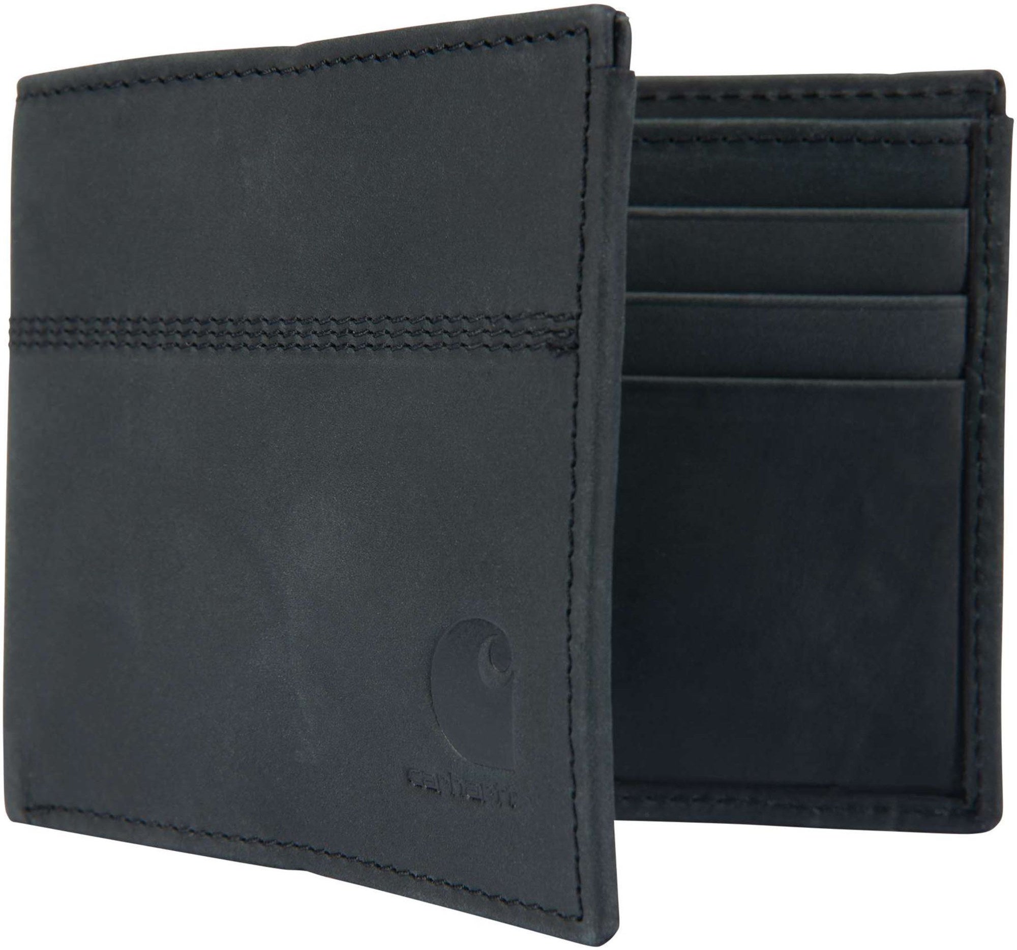 Carhartt Saddle Leather Bifold Logo Portofel negru Figura 3