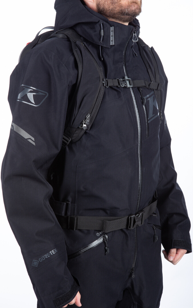 Klim Krew 16 2023 Rucsacul cu snowmobile negru Figura 3
