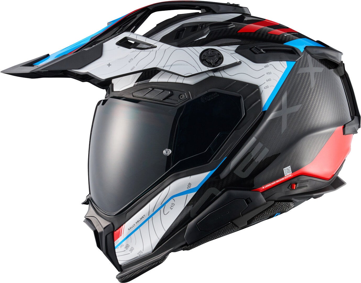 Nexx X.WED 3 Furka Carbon Casco da motocross rosso/blu XS (53/54) Figura 3