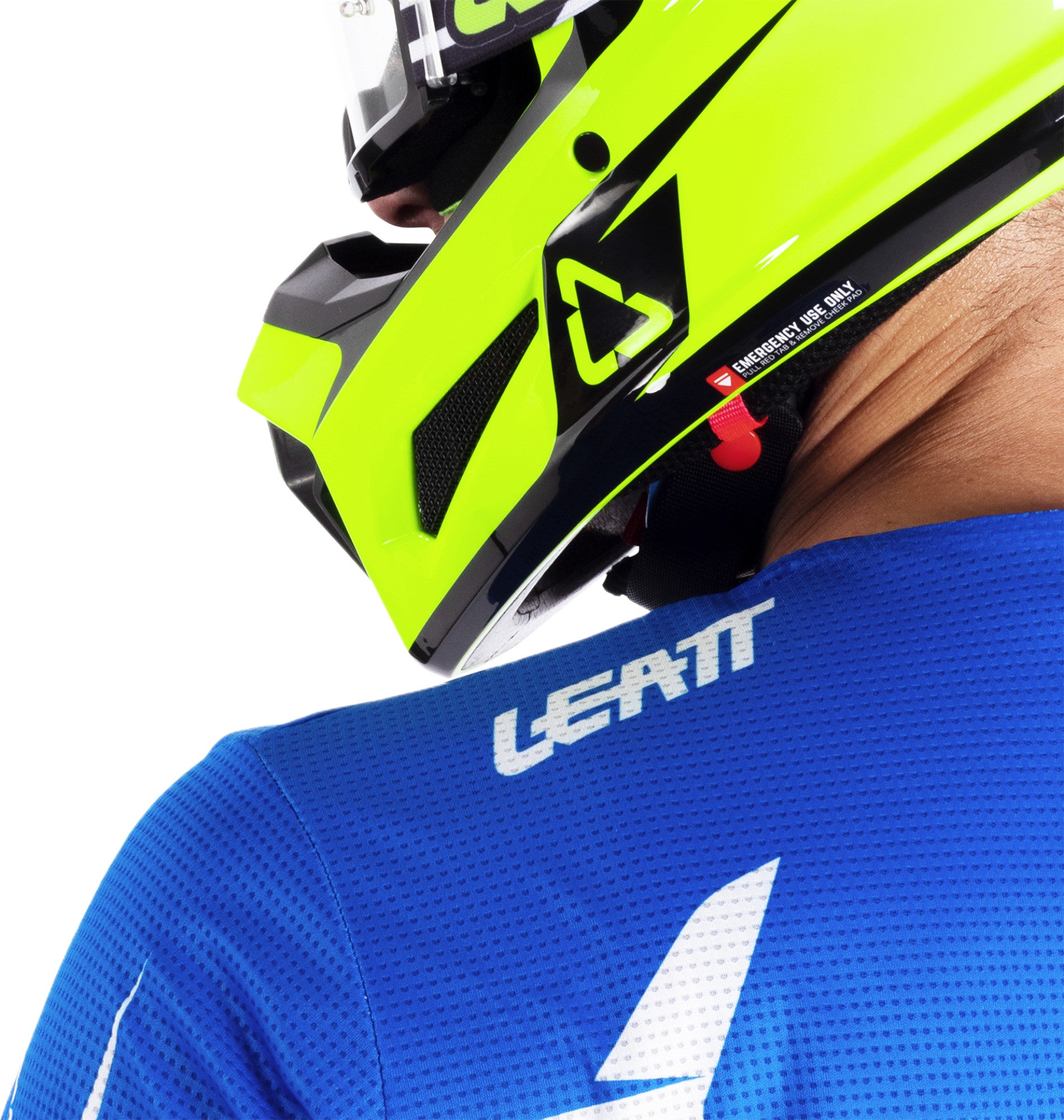 Leatt Moto Ride Kit 3.5 V26 Conjunto de camisa e calça de motocross azul/branco 3XL Figura 3