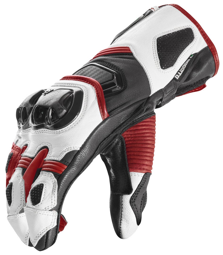 Bogotto Veloce Motorcykel handsker sort/rød/hvid L Figur 3