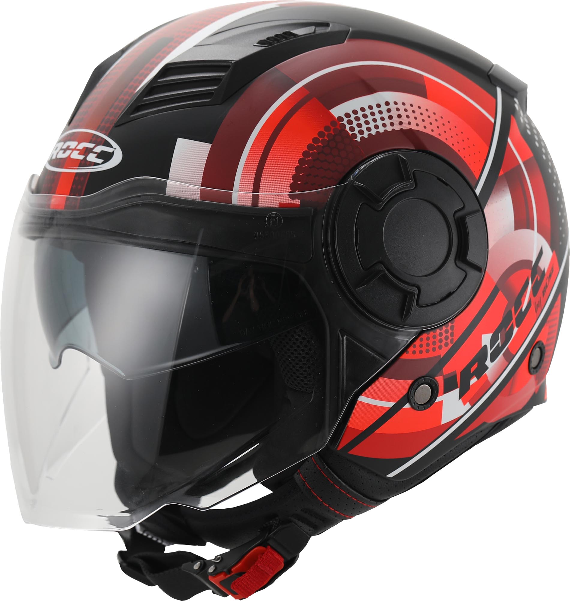Rocc 285 Casque Noir mat/rouge L (59/60) Figure 1