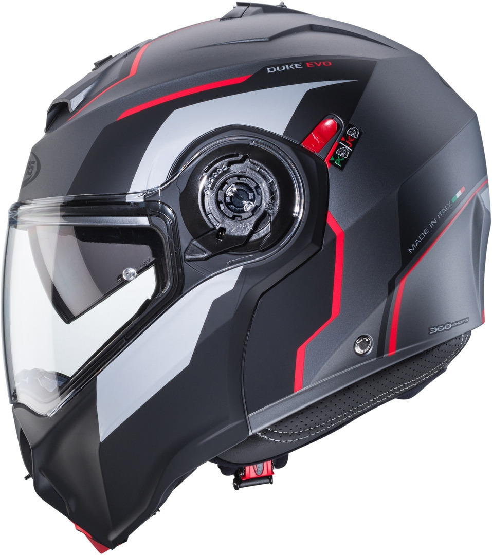 Caberg Duke Evo Move Casco grigio/nero/rosso L (59/60) Figura 3