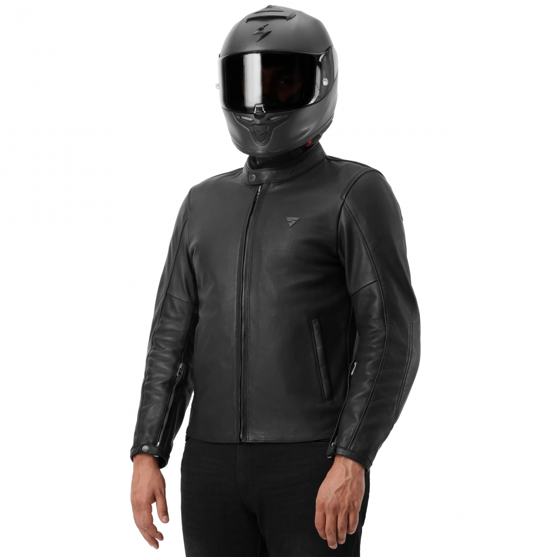 SHIMA Hunter 3.0 摩托车皮夹克 黑色 3XL 图3