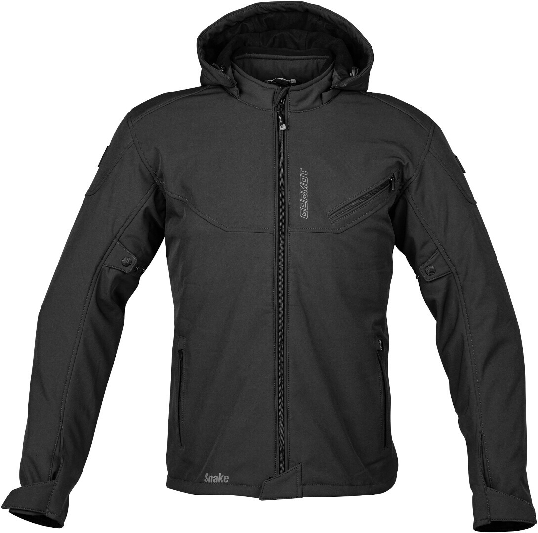 Germot Snake waterproof Motorcycle Softshell Jacket black L Figure 3