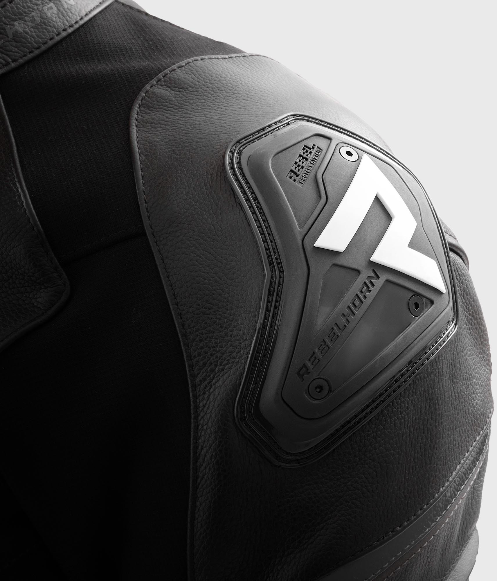 Side view of Rebelhorn Veloce Motorcycle Leather Jacket