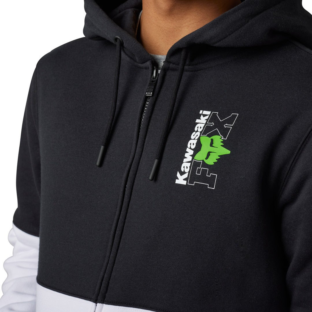 FOX X Kawi Sweat à capuche Zip Noir/Blanc XL Figure 2