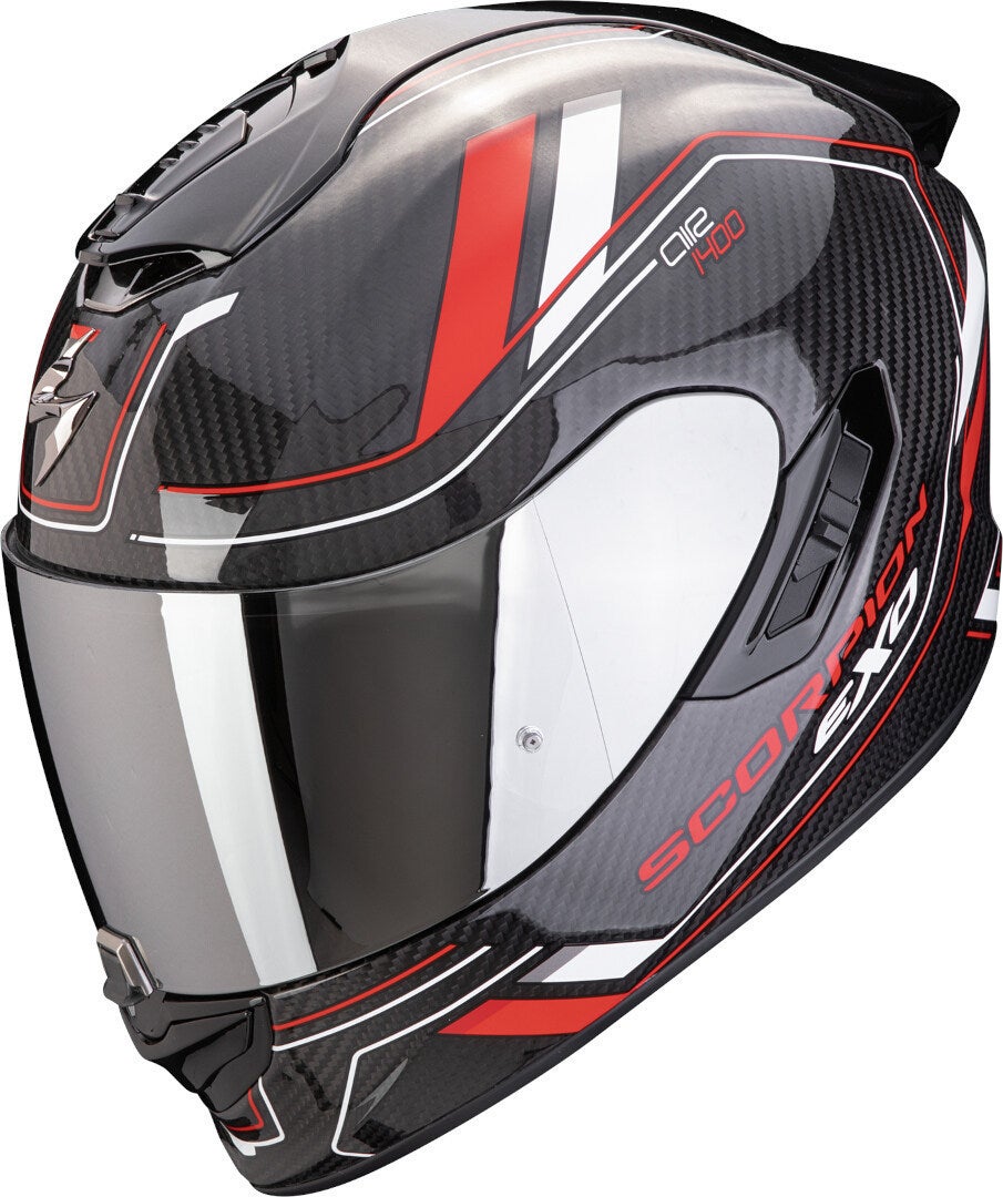 Scorpion Exo-1400 Evo 2 Carbon Air Mirage Casco nero/rosso/bianco M (57/58) Figura 1