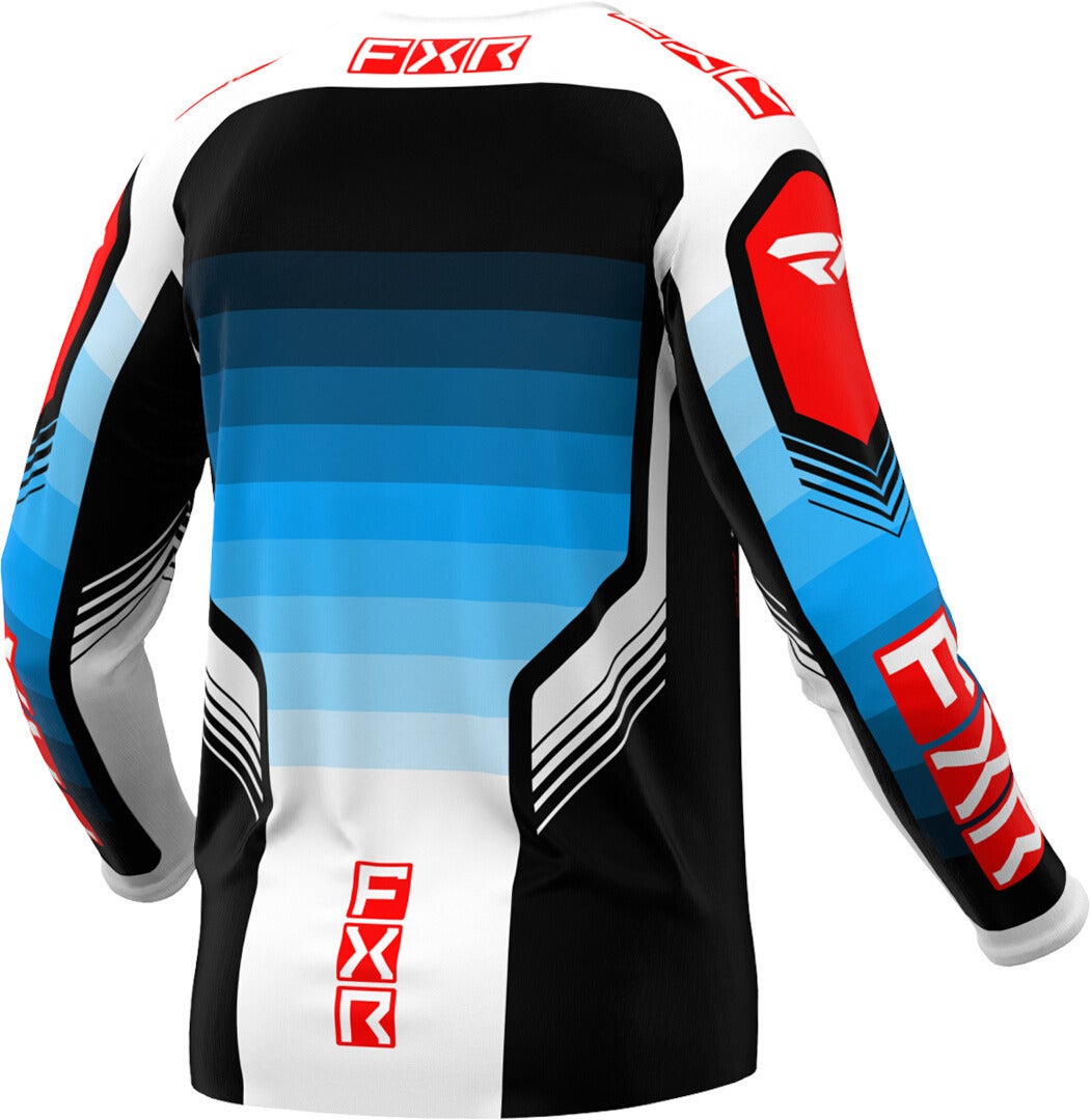 FXR Clutch Pro 2024 Motokrosový dres černá/bílá/modrá/červená S Obrázek 4