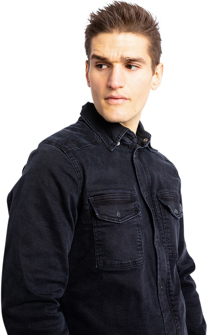 John Doe Motoshirt XTM Denim Camicia da moto nero S Figura 15