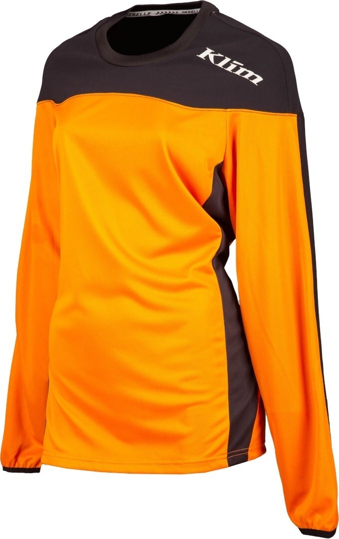 Klim Rebelle Dame Motocross trøje orange/sort XL Figur 1