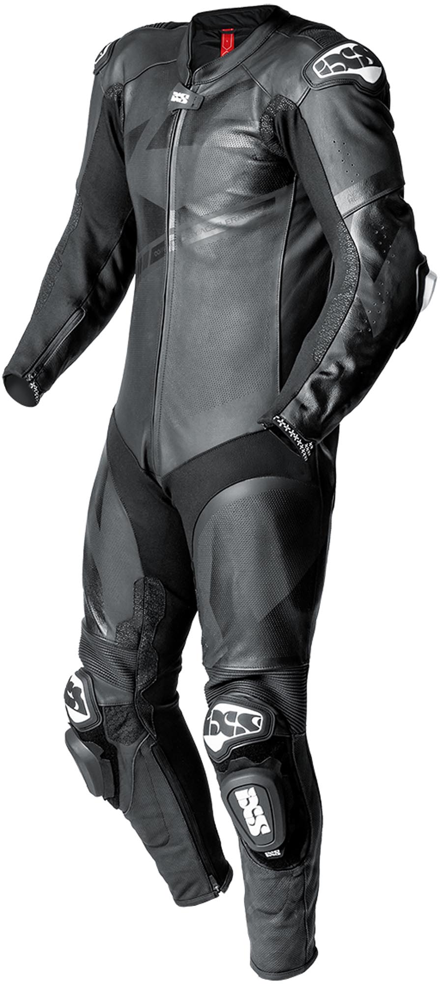 IXS Ace 1.0 One Piece Motorcycle Leather Suit black 58 Figure 1