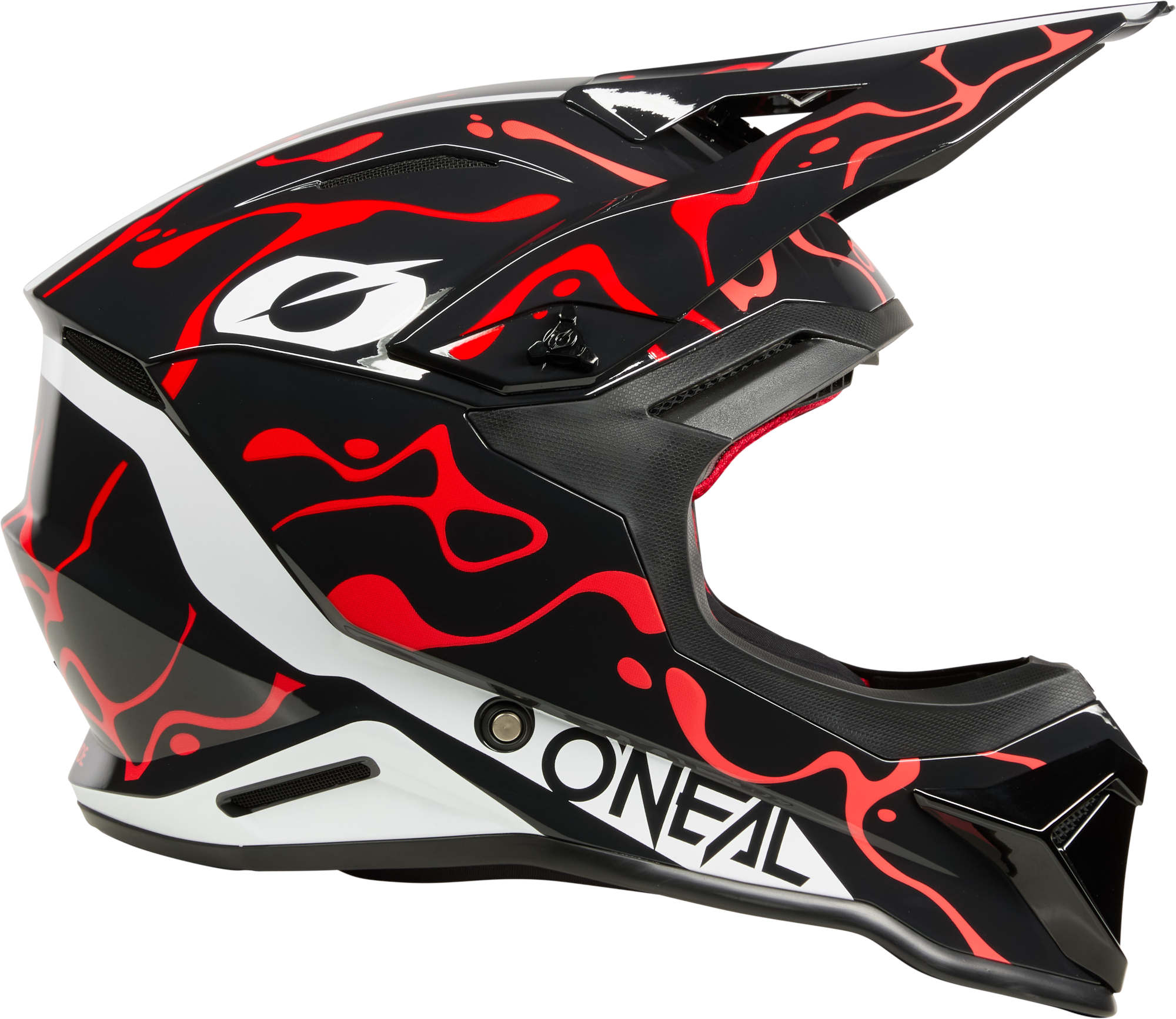 Oneal 1SRS SPLASH Motocross-kypärä musta/punainen XL (61/62) Kuva 6