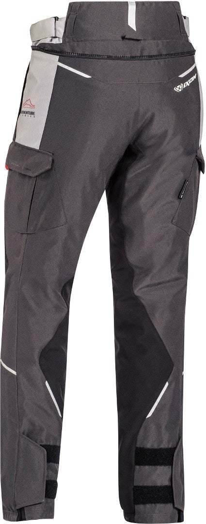 Ixon Balder Motorcycle Textile Pants black/grey/red 3XL Figure 2