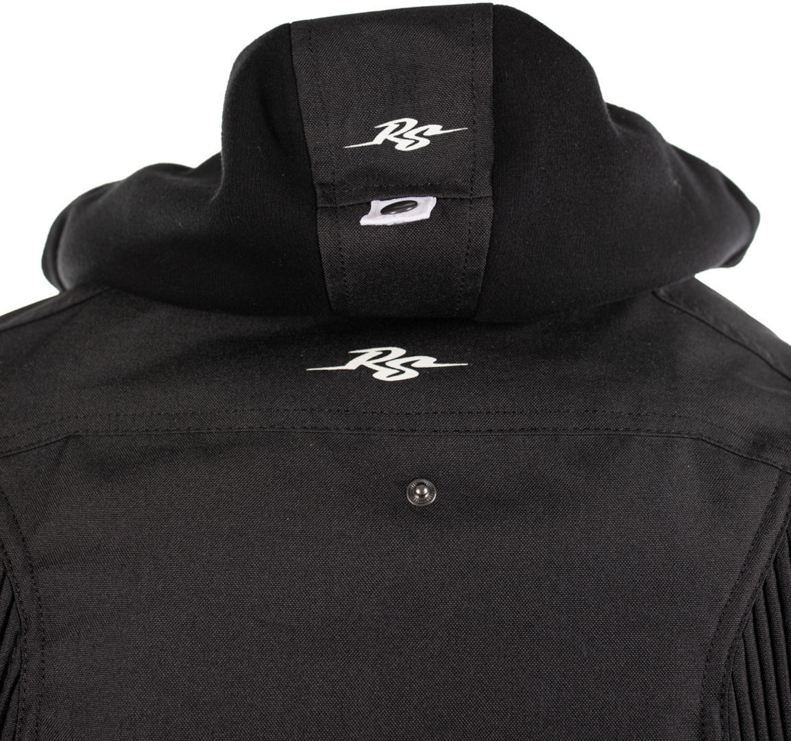 Rusty Stitches Dylan Chaqueta textil impermeable para motocicleta Negro/Blanco M Figura 6