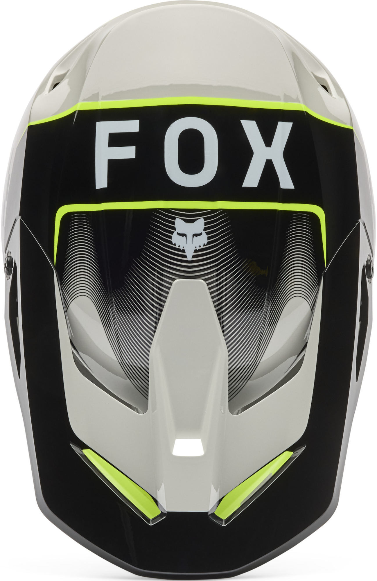 FOX V1 Collect Cască de motocross pentru tineret negru/gri/galben Y/M (51/52) Figura 4