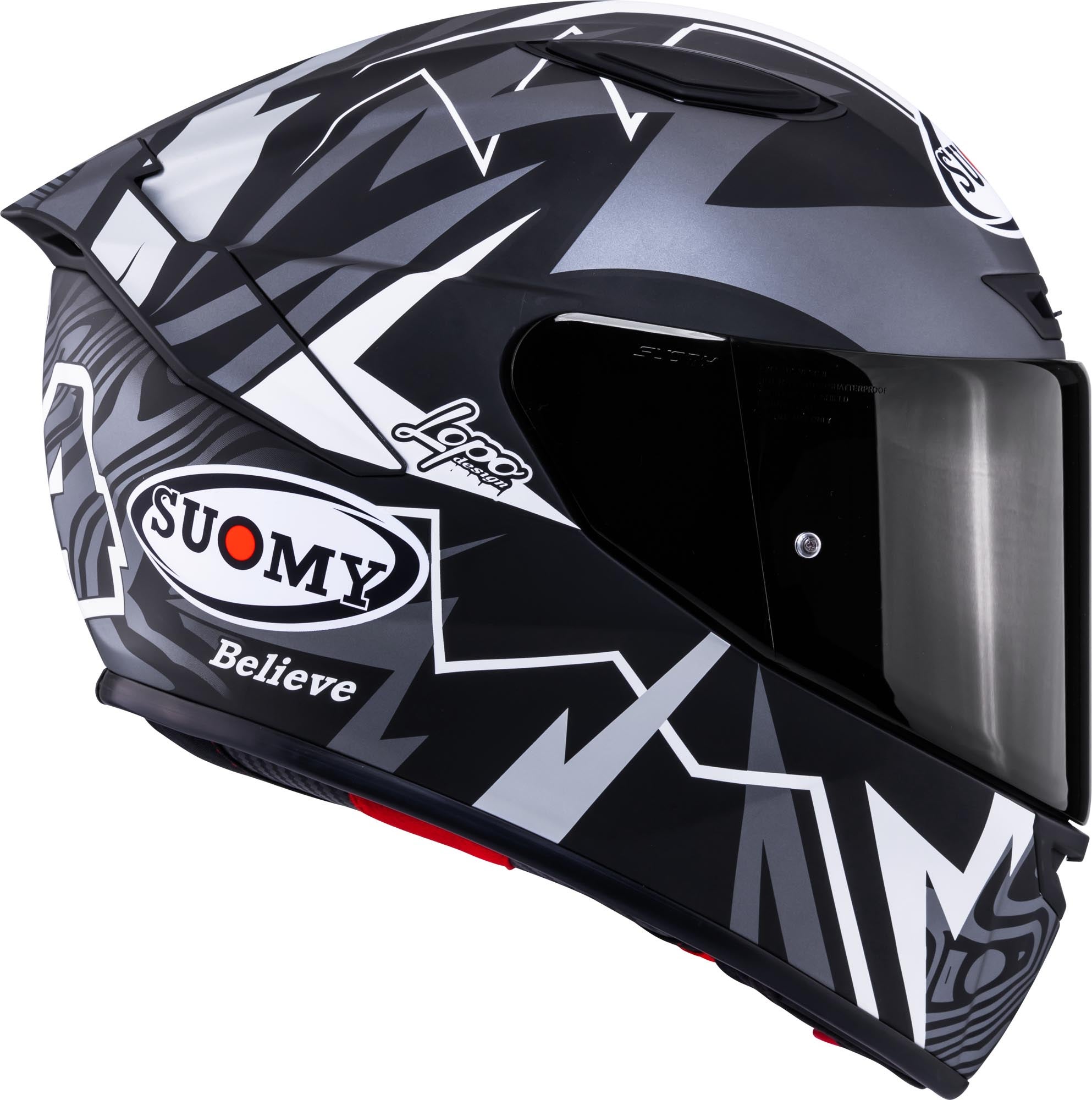Suomy Track-1 Sam Lowes Replica 2025 Helm schwarz L (59/60) Abbildung 6