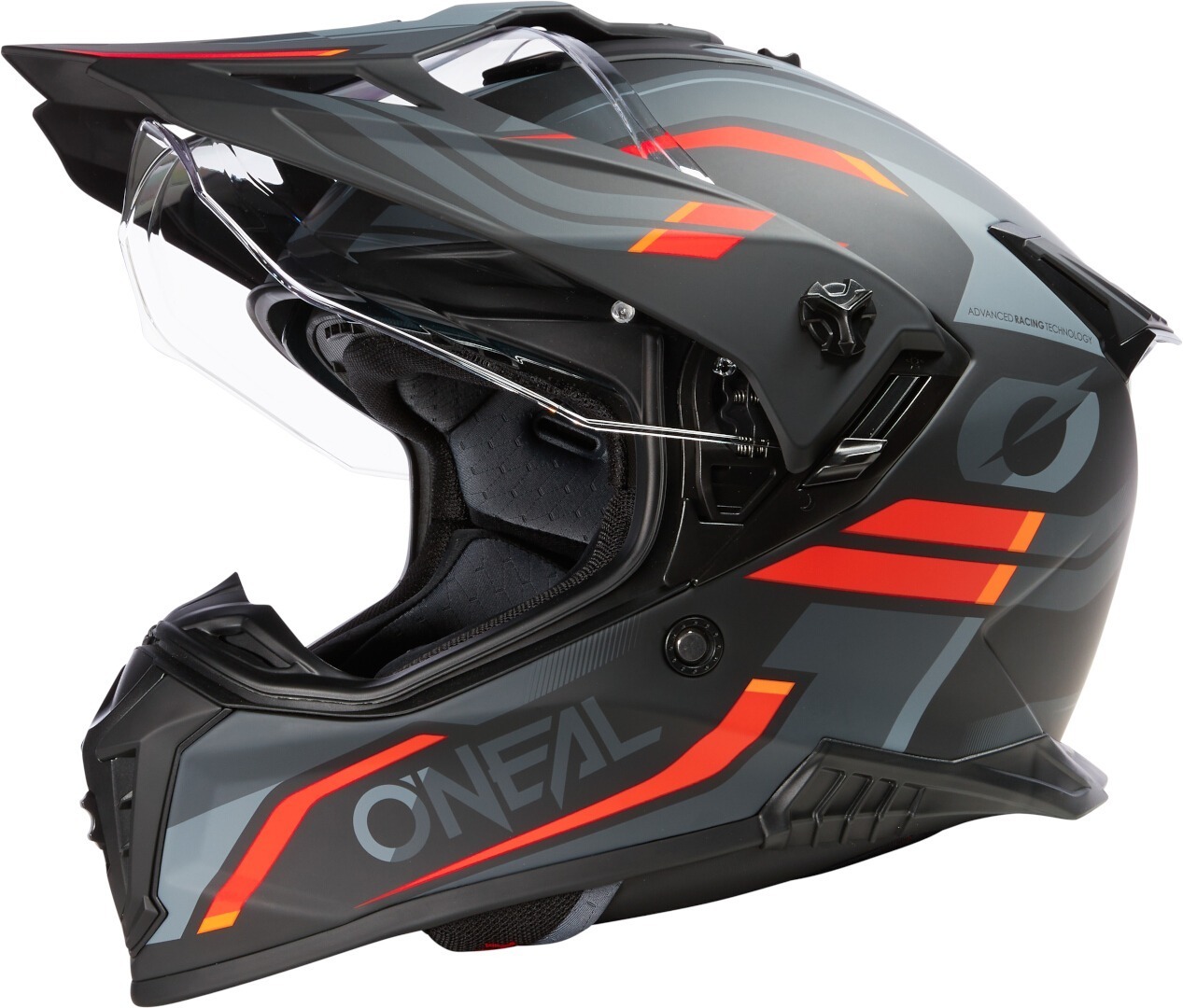Side view of Oneal A-SRS Spike Motocross Helmet