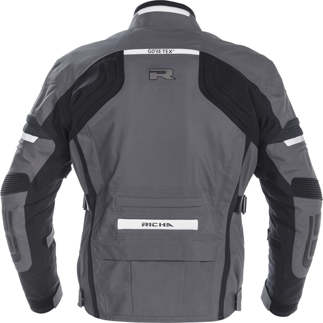 Richa Arc Gore-Tex waterproof Motorcycle Textile Jacket grey/black 5XL Figure 2