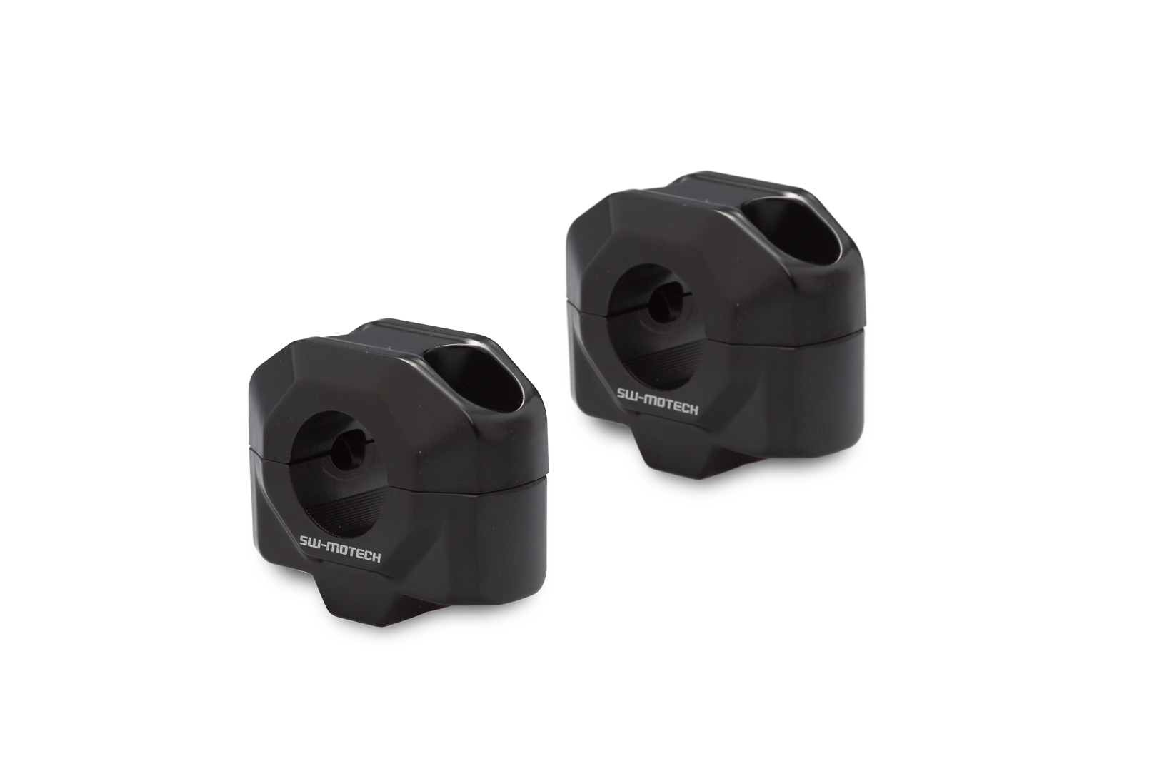 Ghidon SW-Motech pentru ghidon Ø 22 mm - H=20 mm. Negru. Figura 1