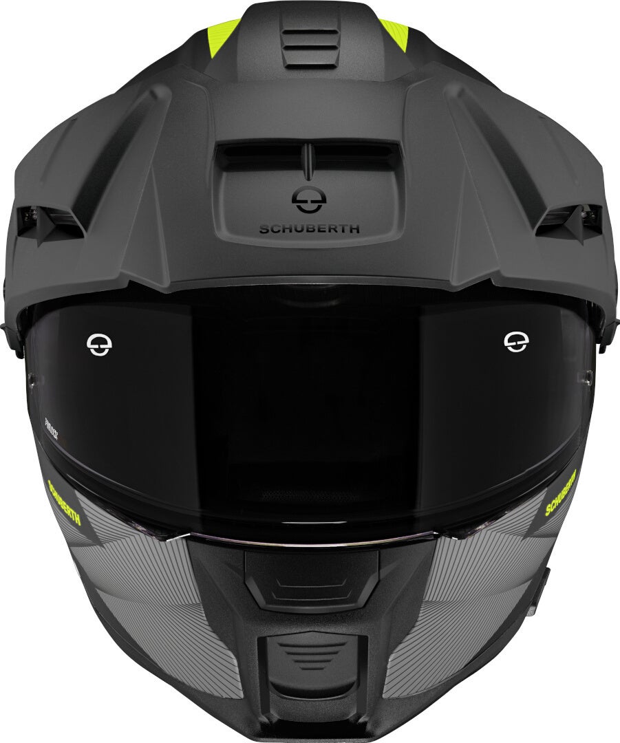 Schuberth E2 Defender Hjelm sort mat/gul XXXL (65) Figur 4
