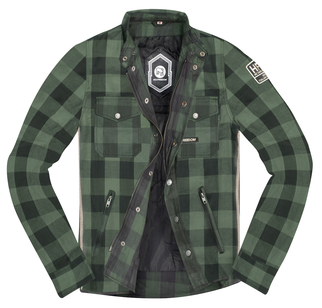 HolyFreedom Lumberjack Motorcycle Textile Jacket green M Figure 2