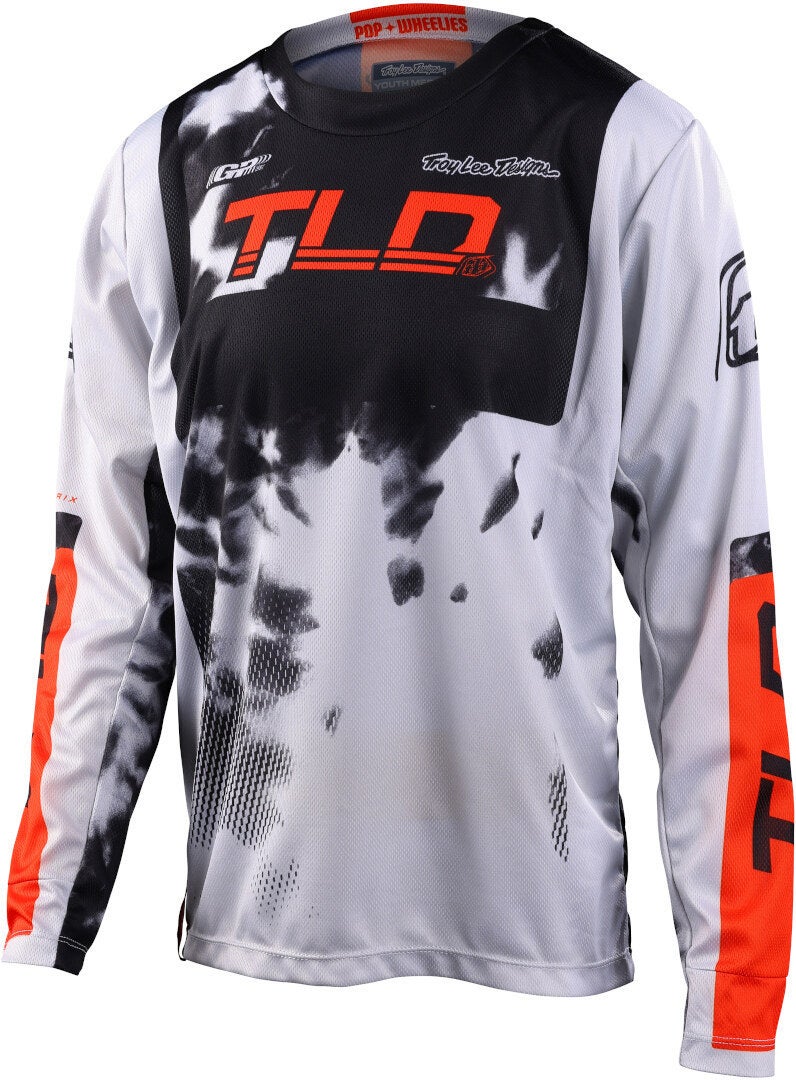 Troy Lee Designs GP Astro Jugend Motocross Jersey grau/orange M Abbildung 1