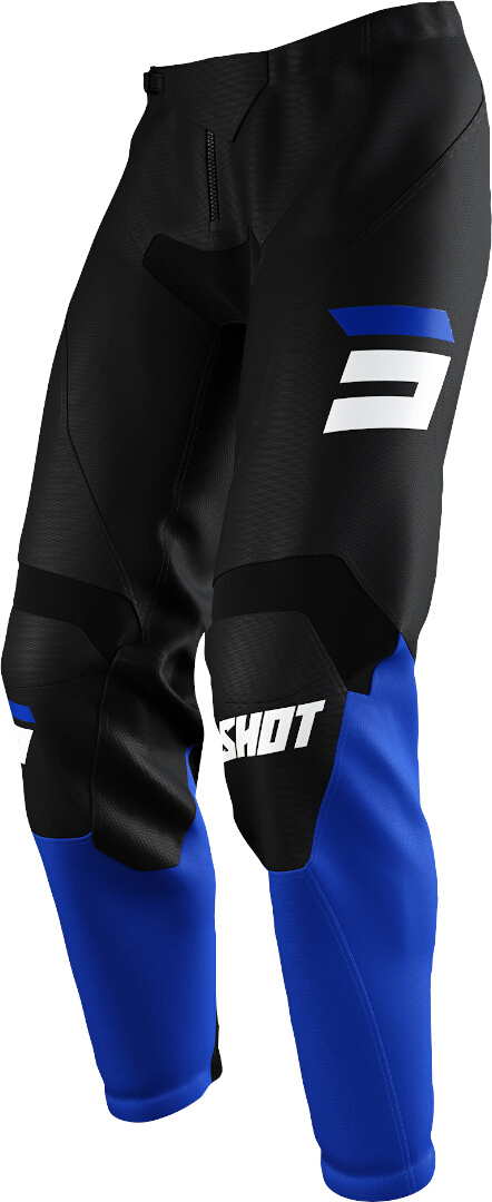 Shot Draw Burst Pantaloni de motocross Negru/Albastru 26 Figura 1