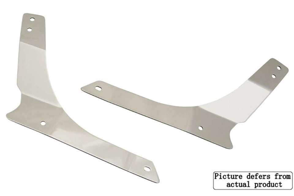 HIGHWAY HAWK Sissybar Comfort, cromo ou preto Altura - 400 mm (de para-choque) Artigo principal Figura 1