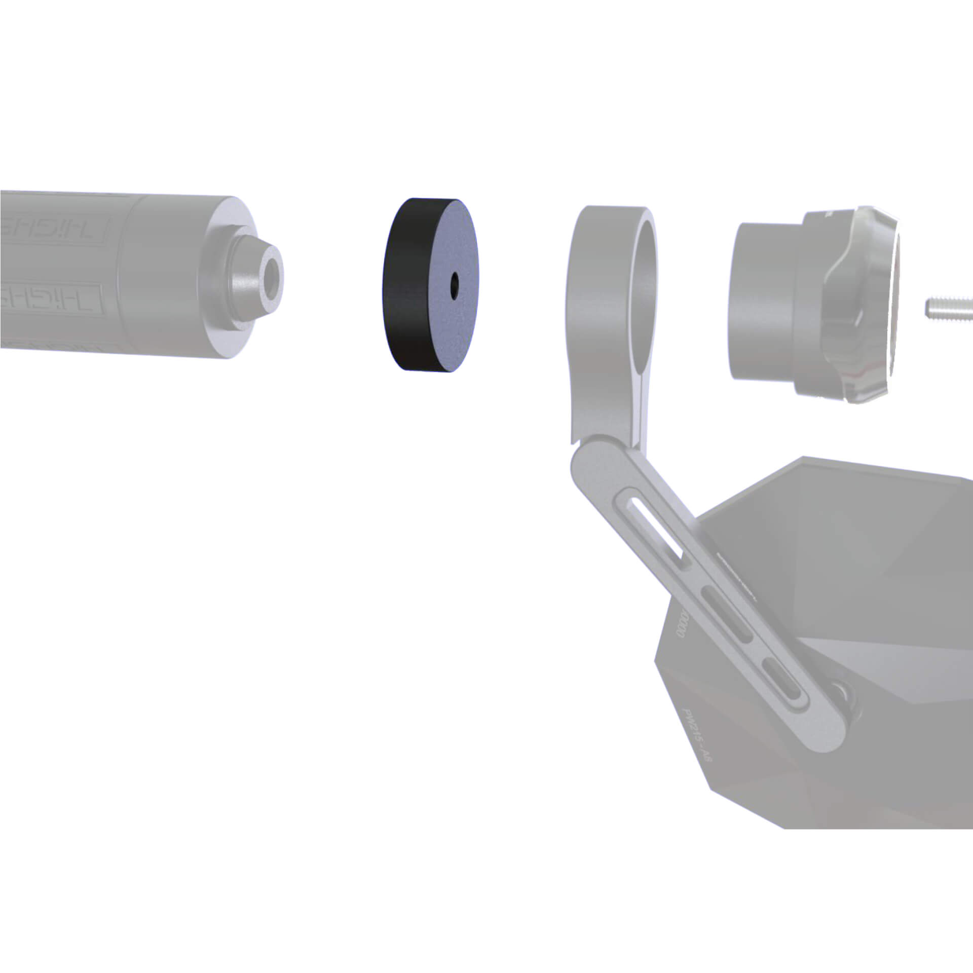 HIGHSIDER Lenkeradapter für Aprilia und Moto Guzzi Figura 2